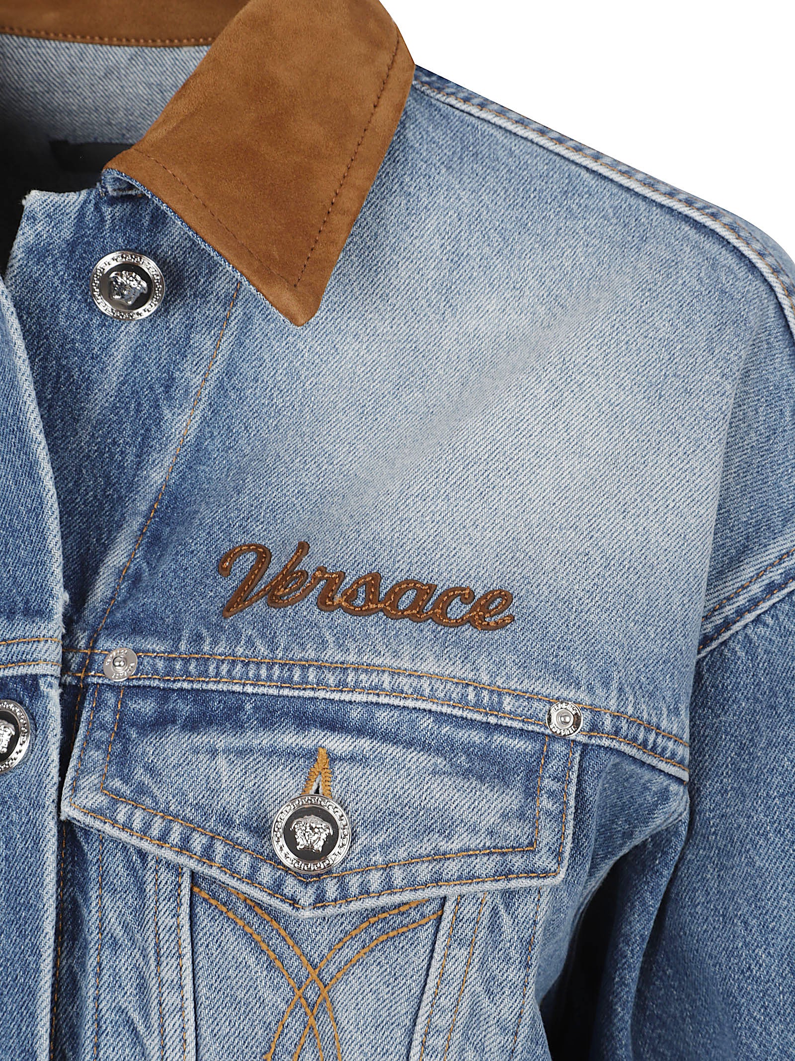 Medium Blue Denim Trucker Jacket
