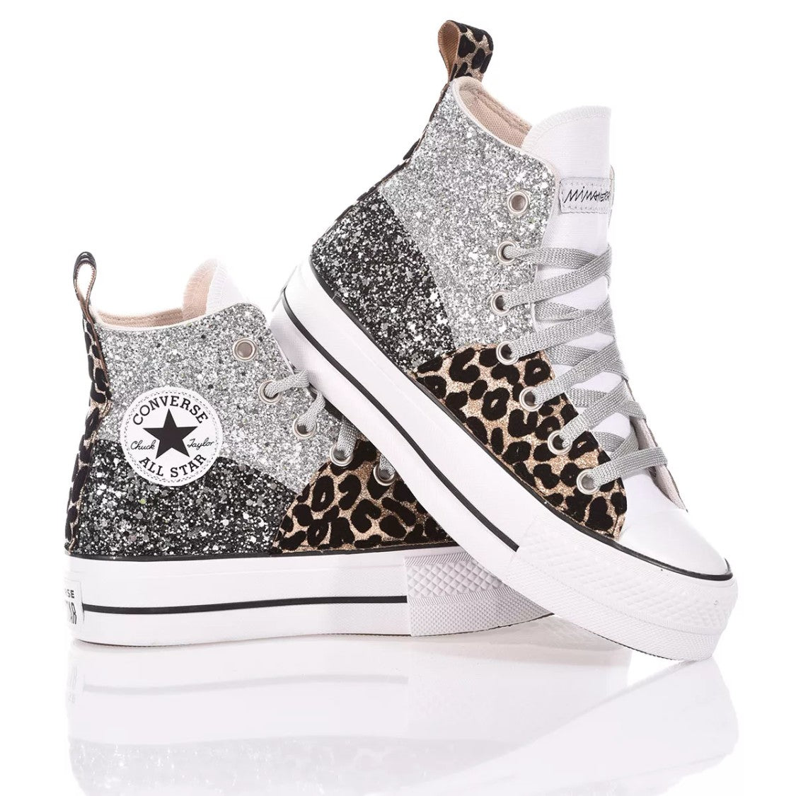 Platform Silver, White, Black