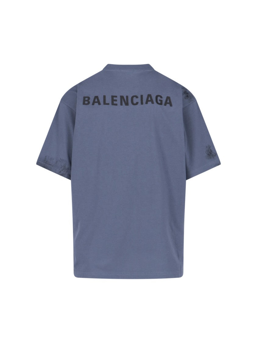 "Back" T-Shirt – Blue