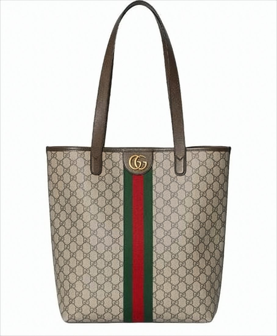 Structured Monogram Tote Bag with Signature Accents