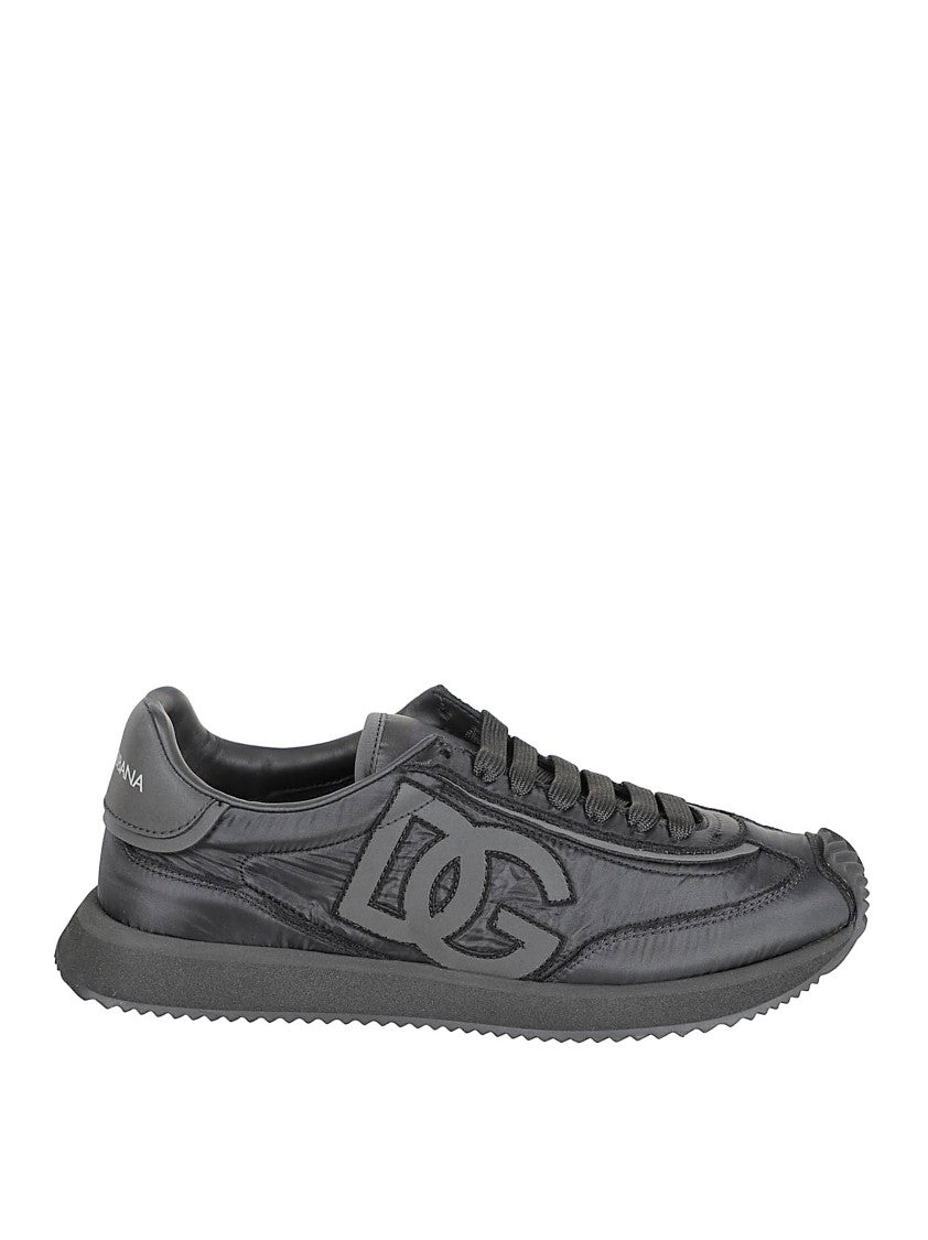 Oversized Logo Sneakers With Padded Collar