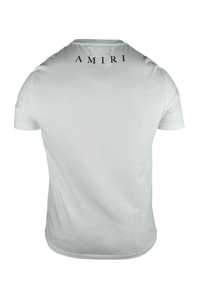 White Cotton T-Shirt With Signature Logo Details
