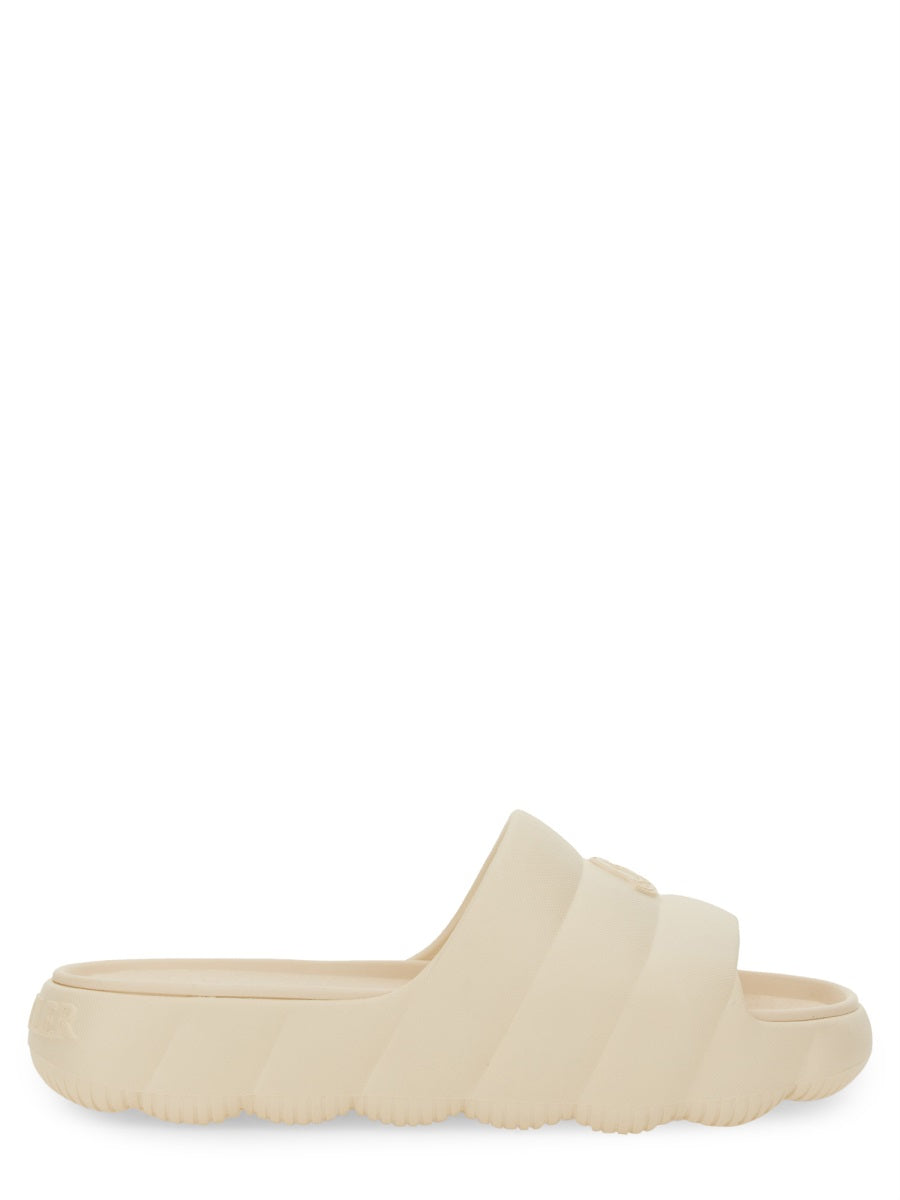 Minimalist Slide Sandal with Contoured Sole