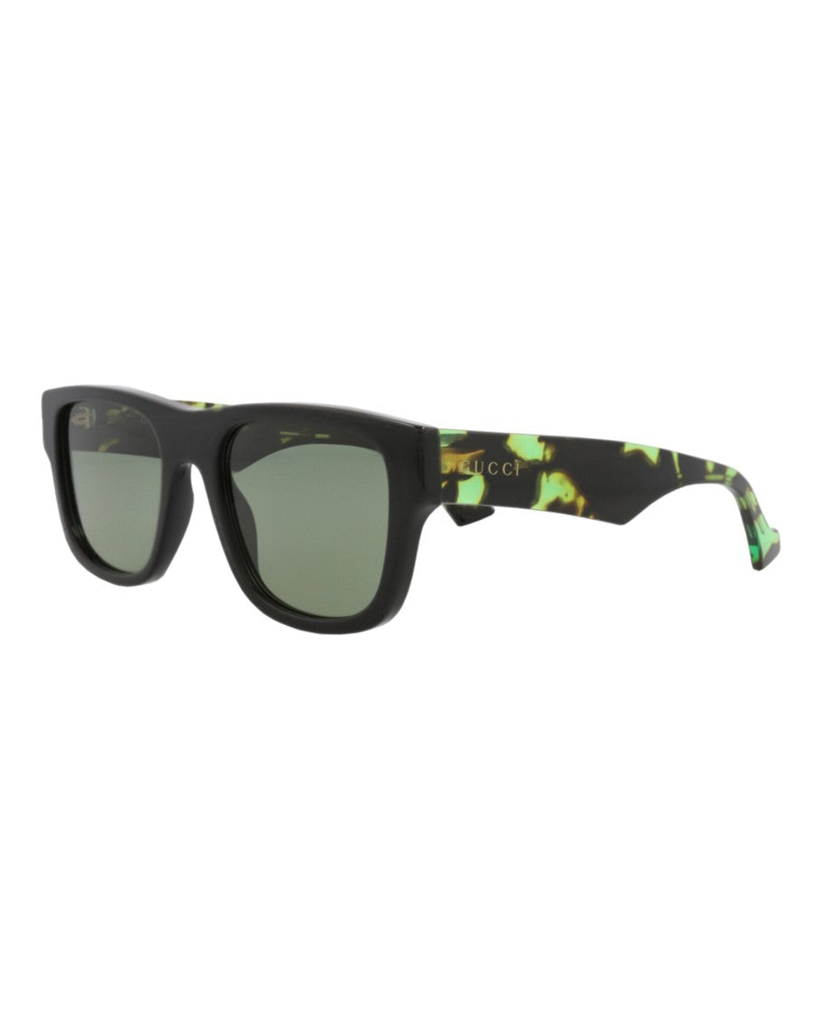 Square-Frame Recycled Acetate Sunglasses
