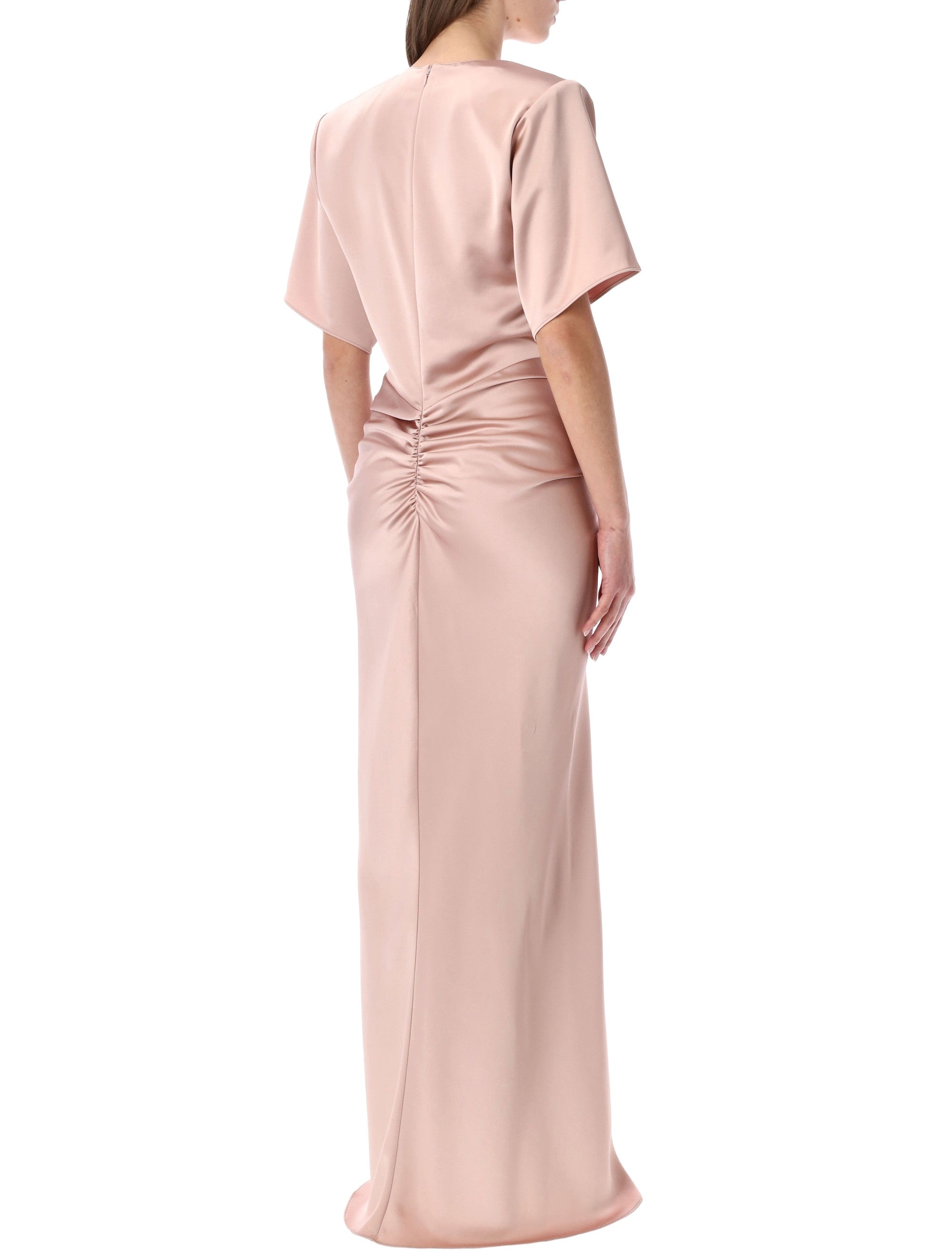 Iris Satin Maxi Dress