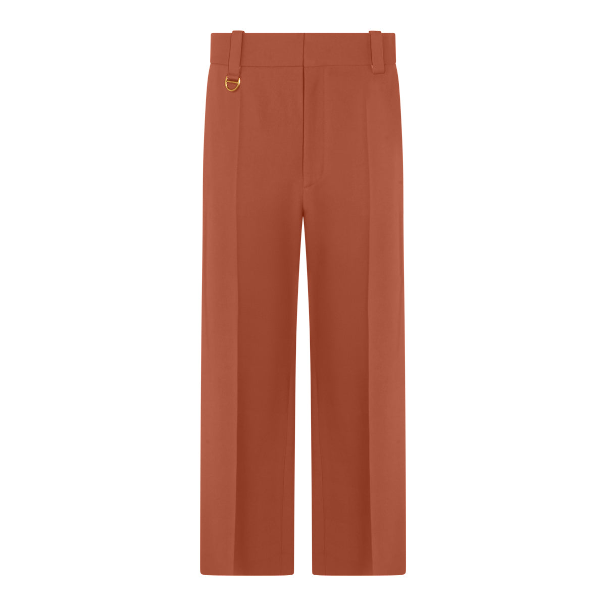 High-Waisted Wide-Leg Trousers