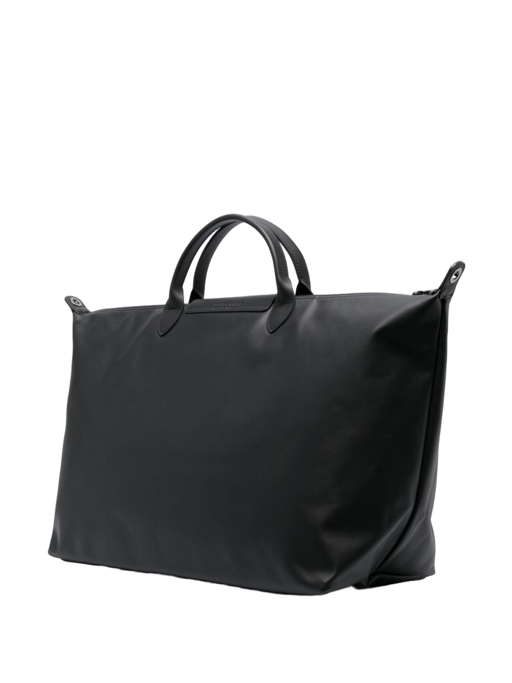Structured Neutrals Handbag with Design