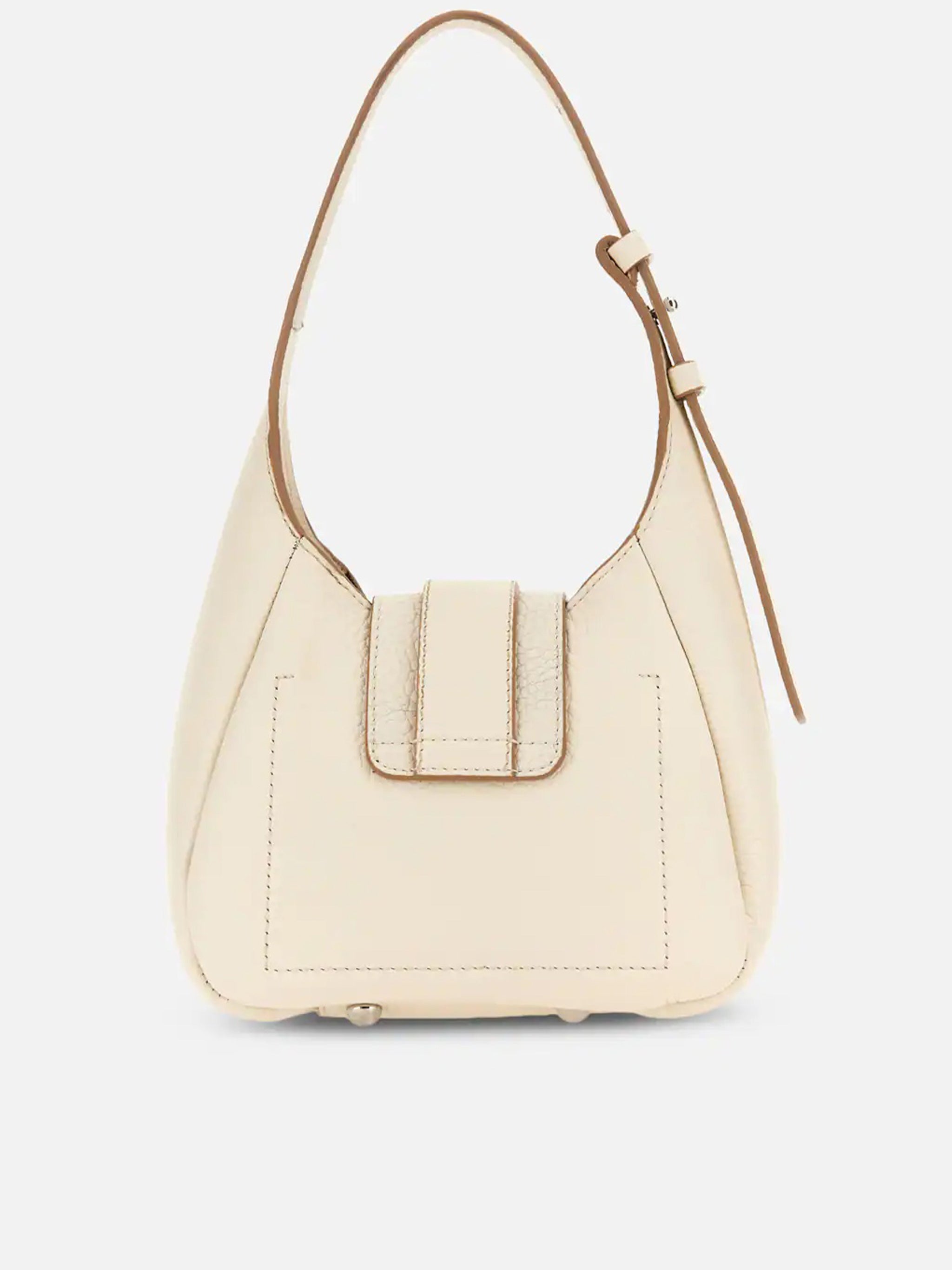 Neutral Structured Small Rounded H Handbag
