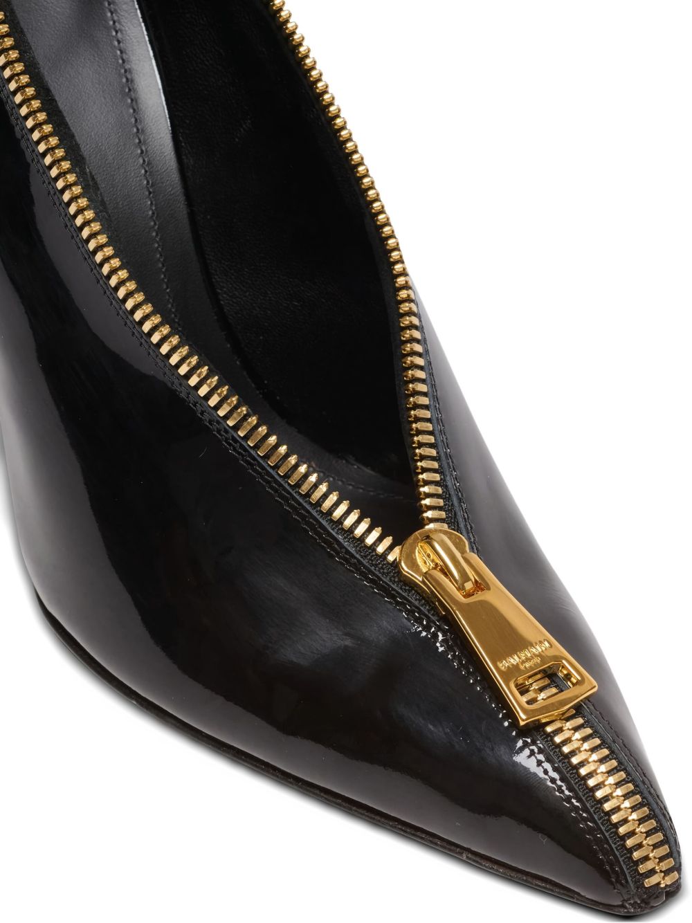 Pointed-Toe Heels with Sculptural Wedge