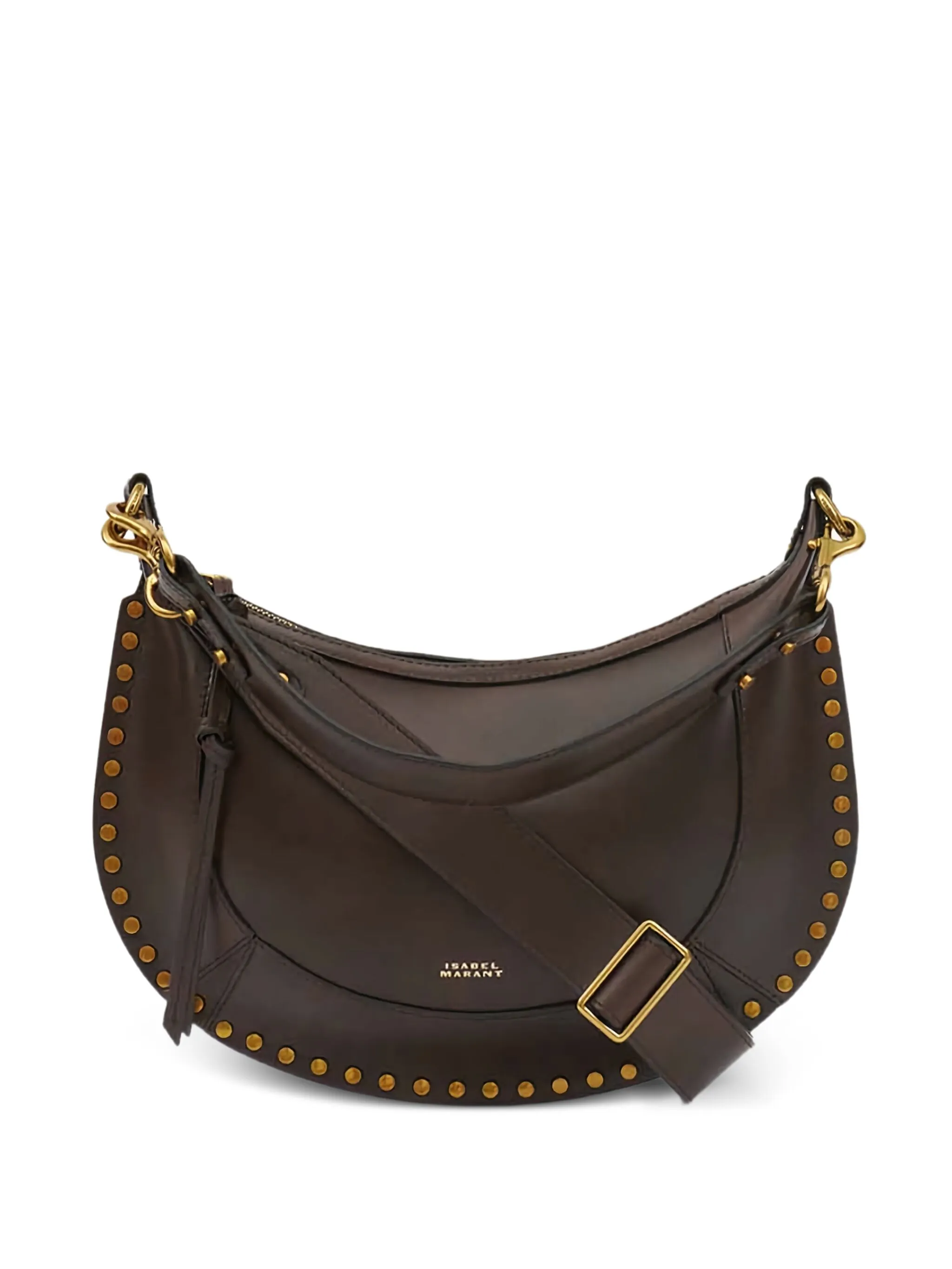 Black Naoko Smooth Leather Shoulder Bag