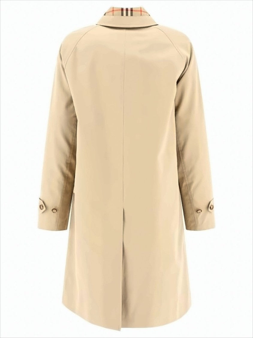 Minimalist Cotton Coat With Tailored Silhouette