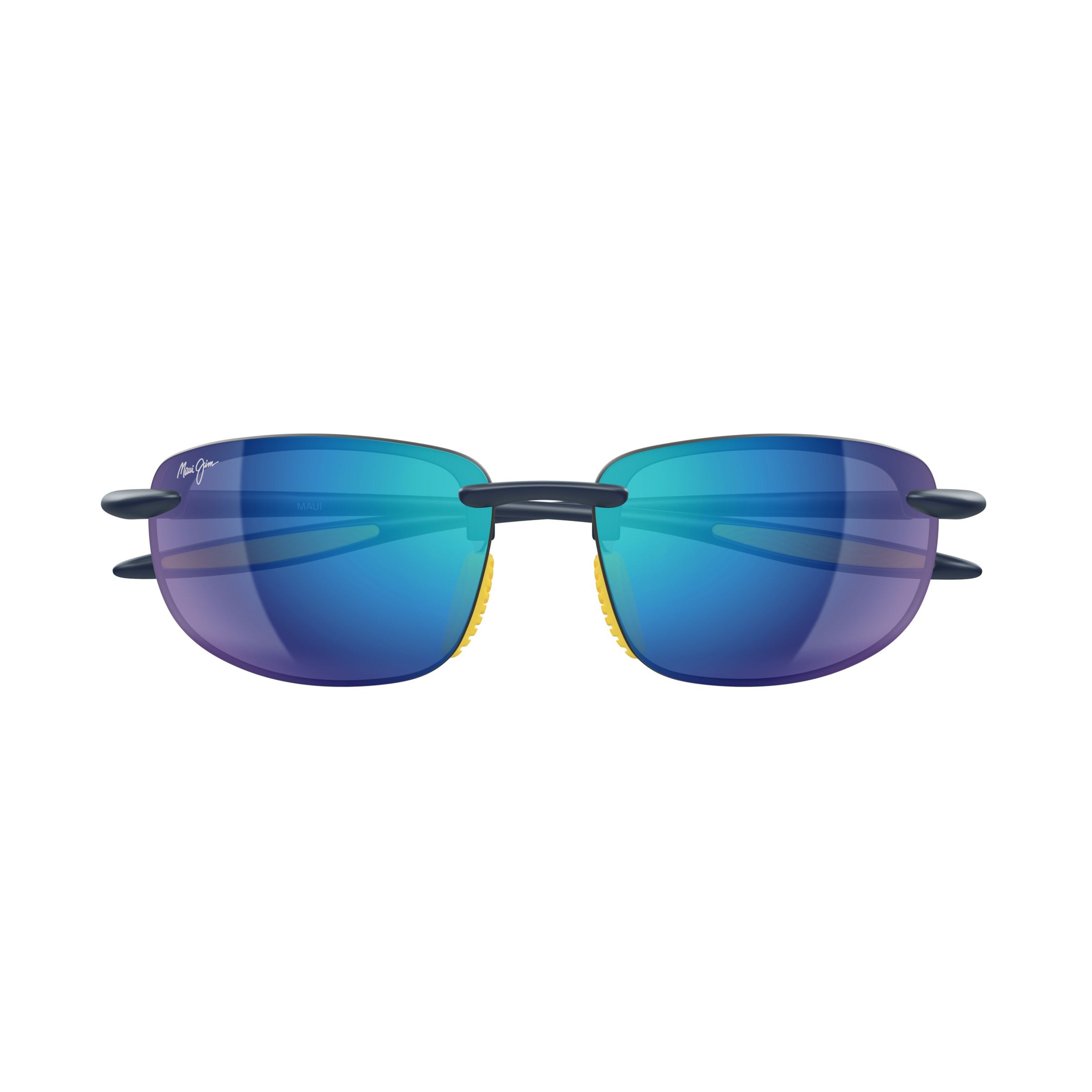 Hookipa Ultra Rimless Sunglasses with Vibrant Blue Mirrored Lenses