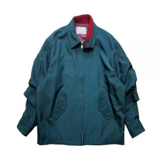 Loose Fit Deep Teal Casual Jacket
