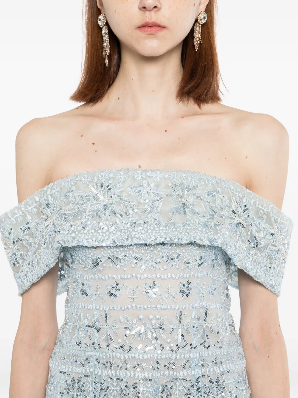 Beaded Tulle Dress