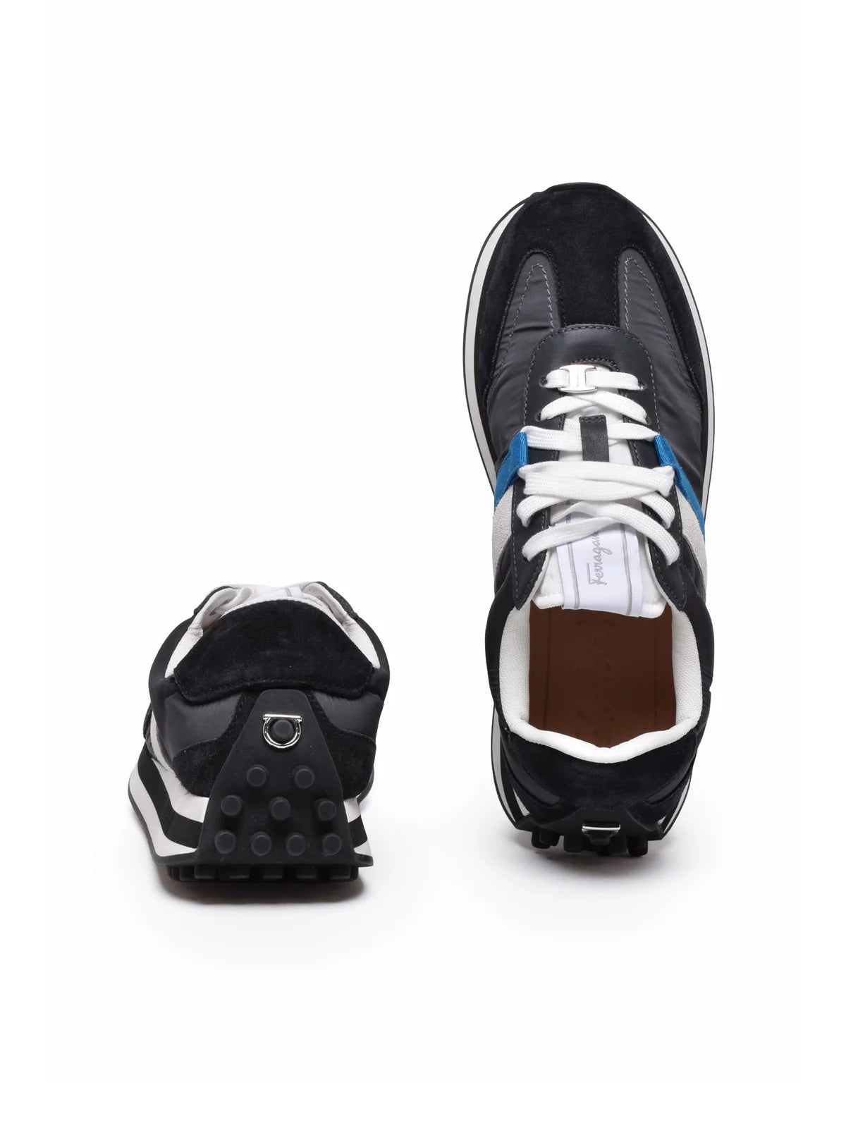 Black Leather Sneakers
