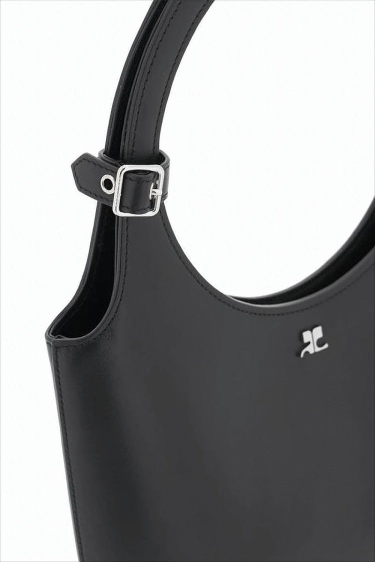 Calf Leather Tote Bag with Adjustable Strap
