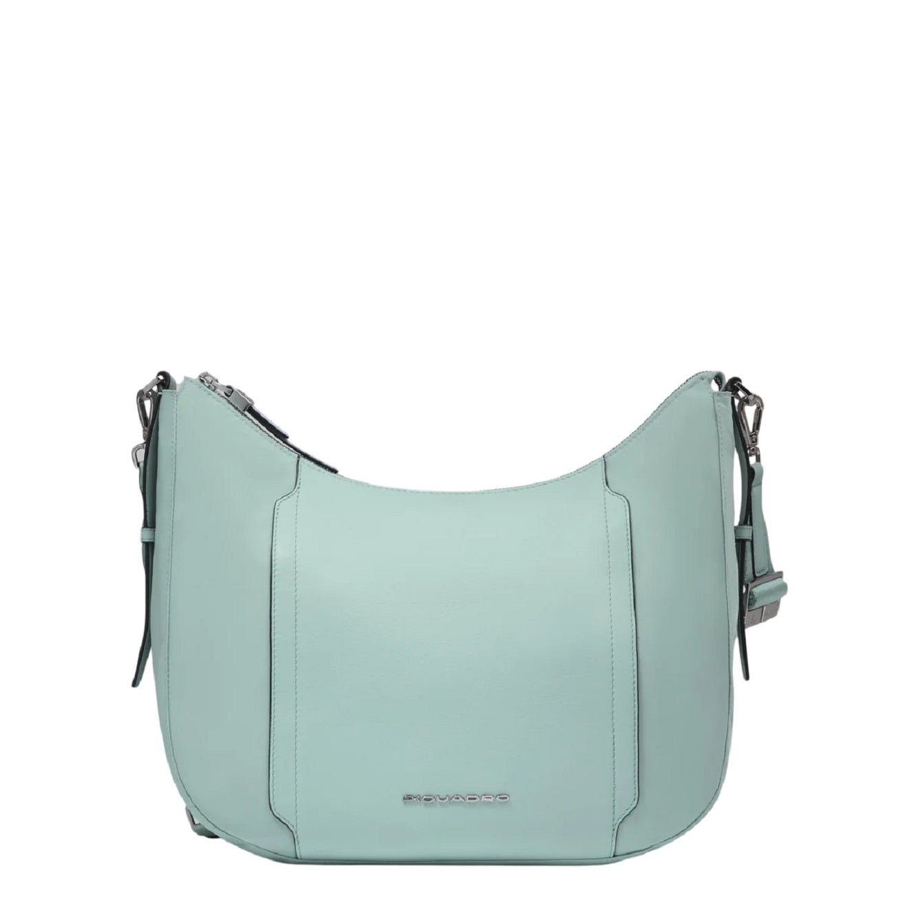 Curved Silhouette Shoulder Bag with Tablet Holder