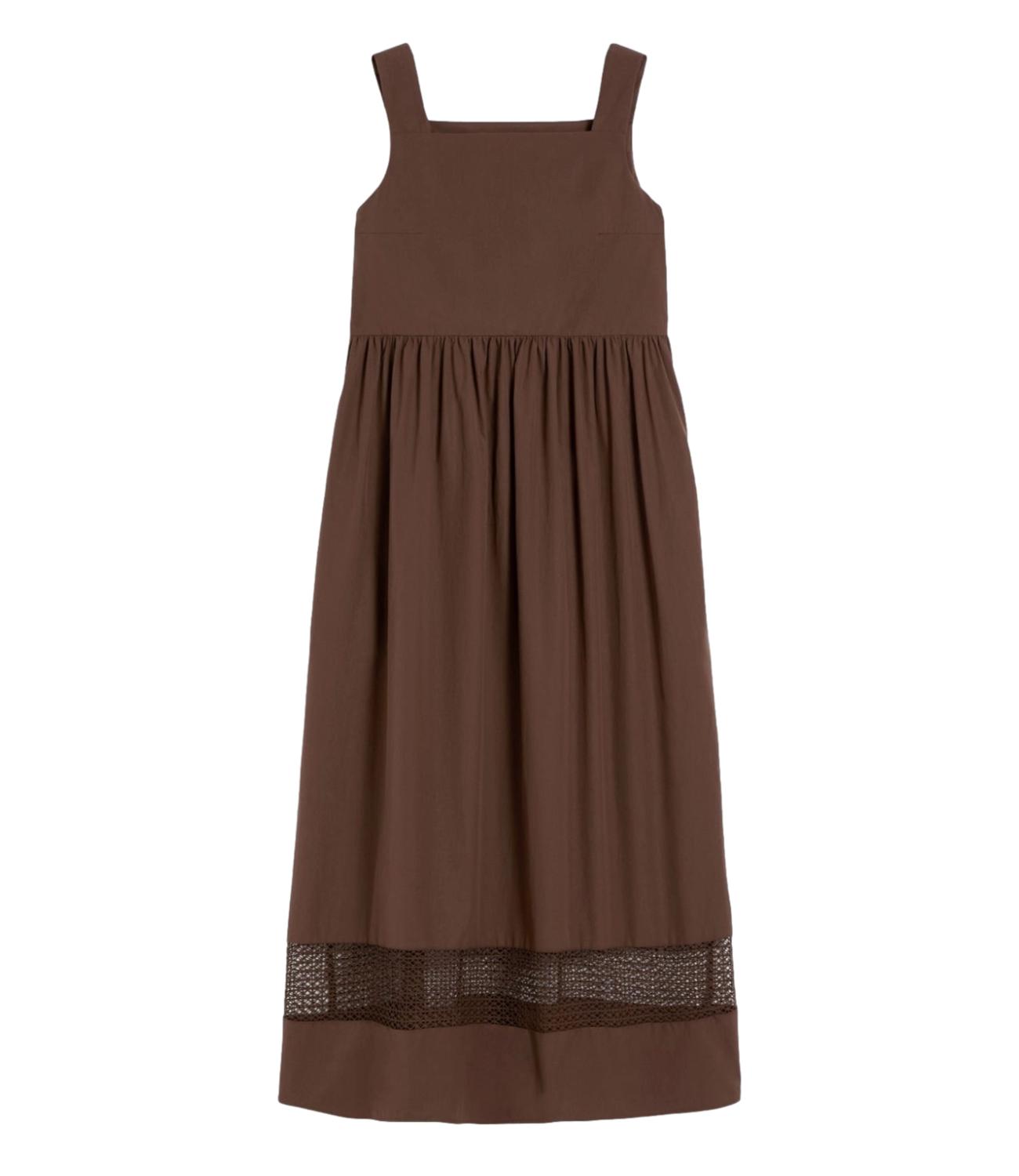 Chocolate Brown Wkdgola Wool Dress