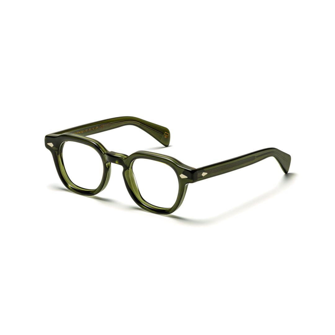Or-Dol-O Dolt Translucent Olive Green Acetate Eyeglasses