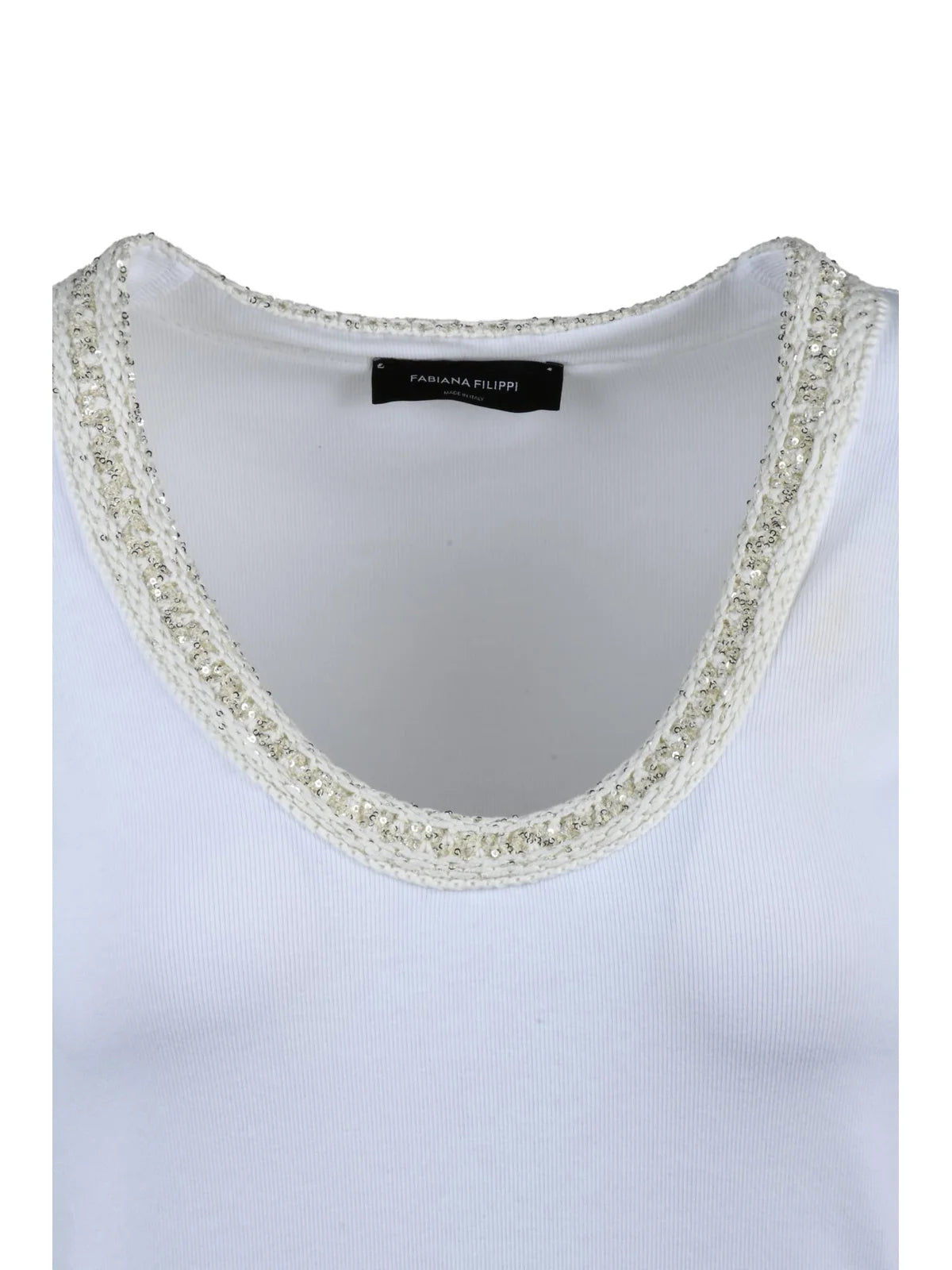 White Women Cotton Elastane T-shirt