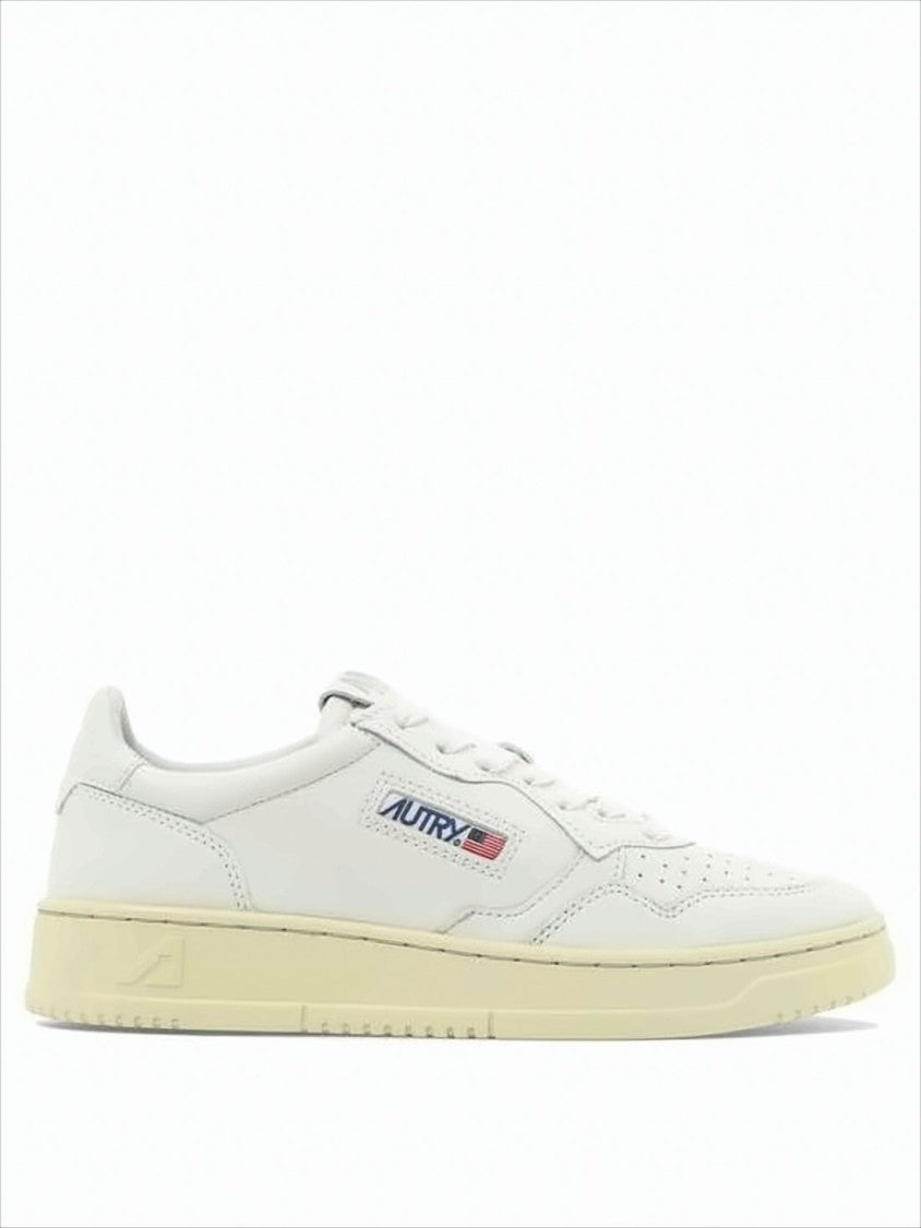 Smooth Goat Leather Low-Top Sneakers