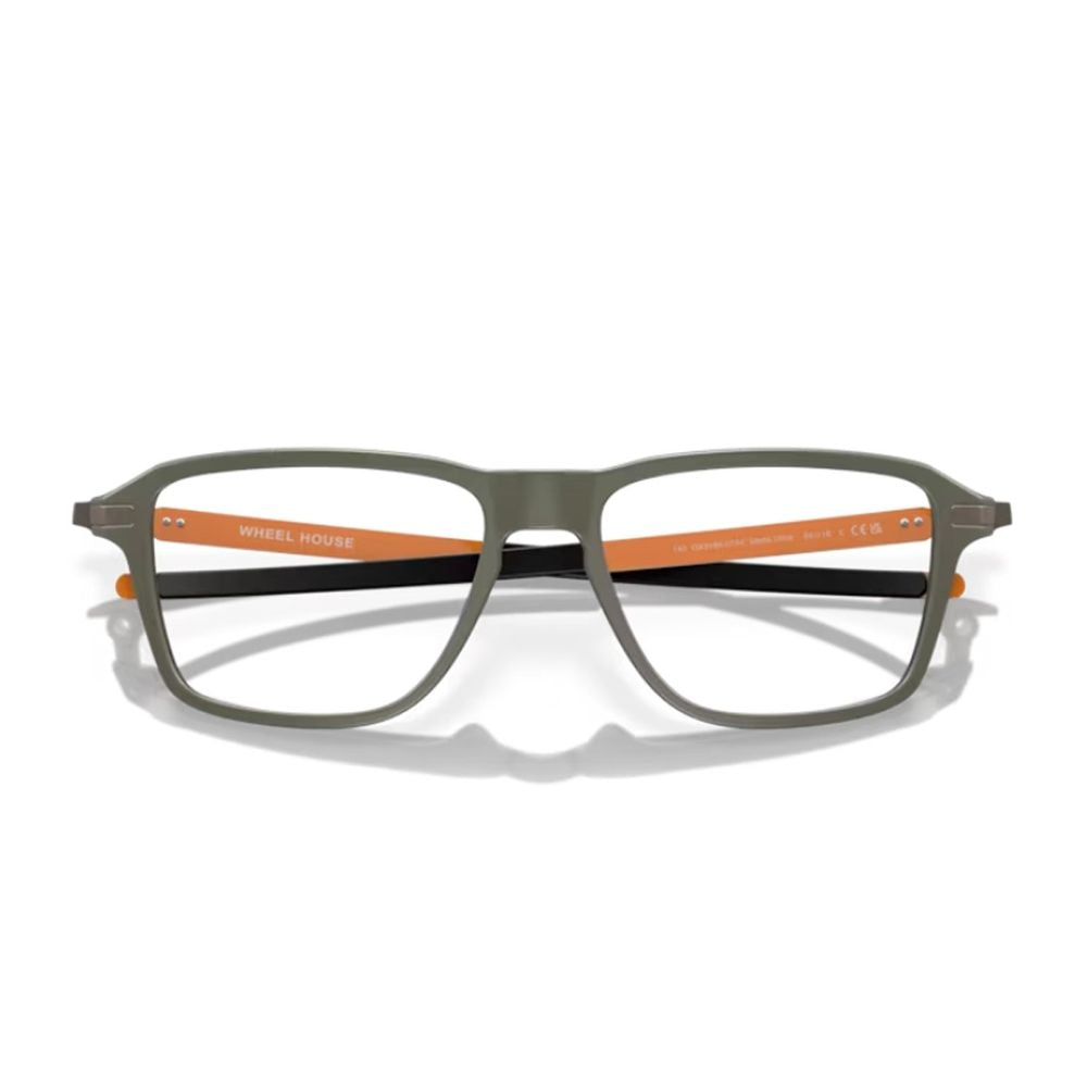 Ox8166 - Wheel House Matte Olive-Green Square O Matter Frame Eyeglasses