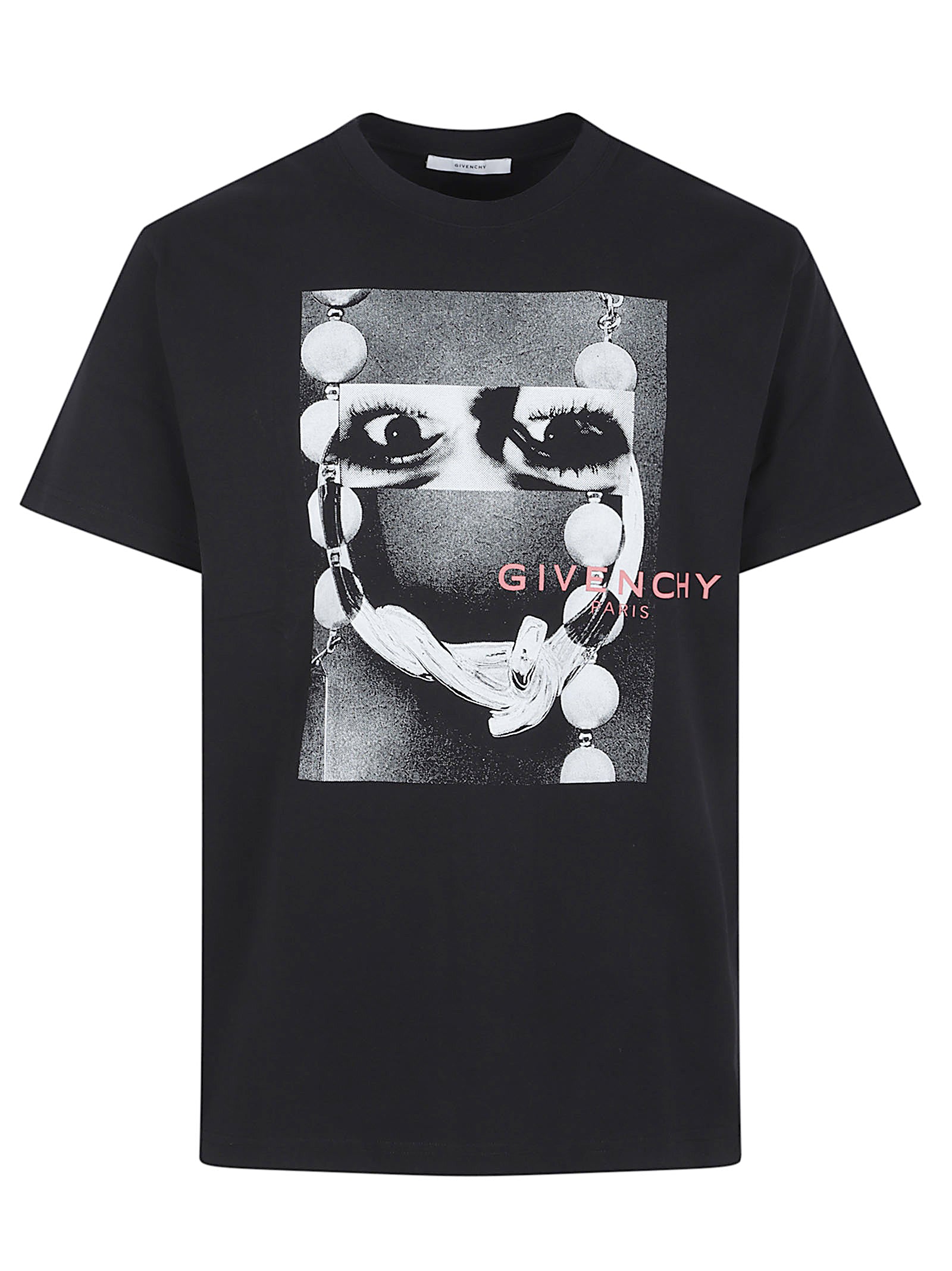 Straight-Cut Cotton T-Shirt With Graphic Print