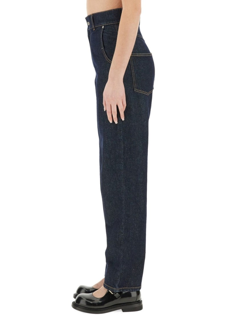 "Laurel Crown Patch" Denim Pants