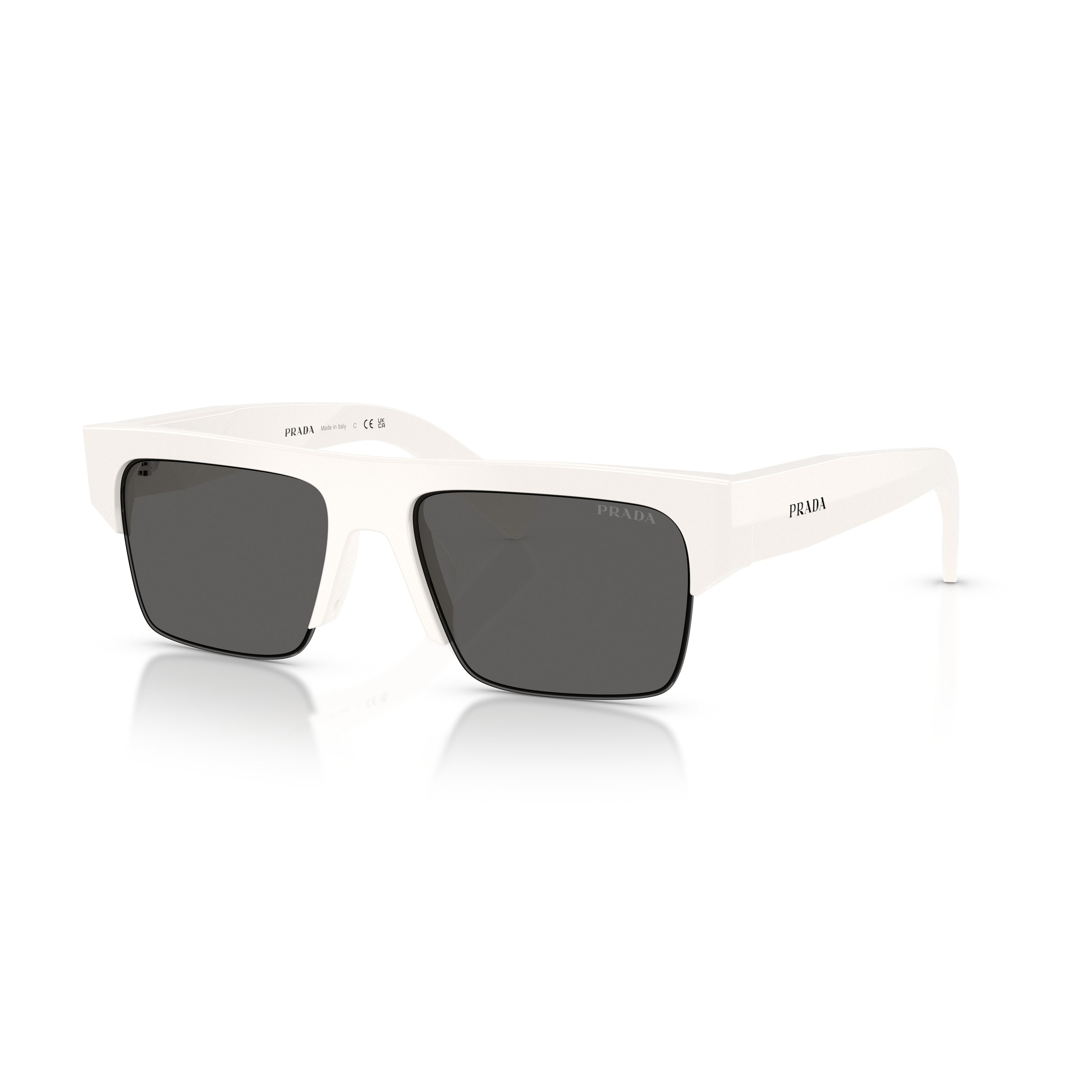 0pr D12su Rectangular Acetate Sunglasses