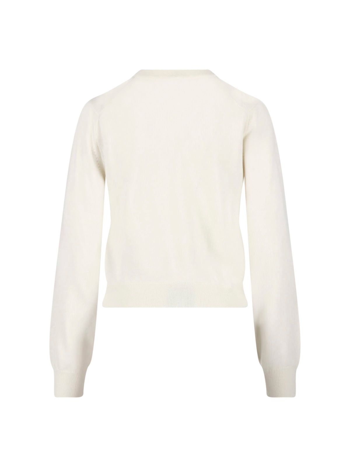 Cream Baby Fox Merino Wool Sweater
