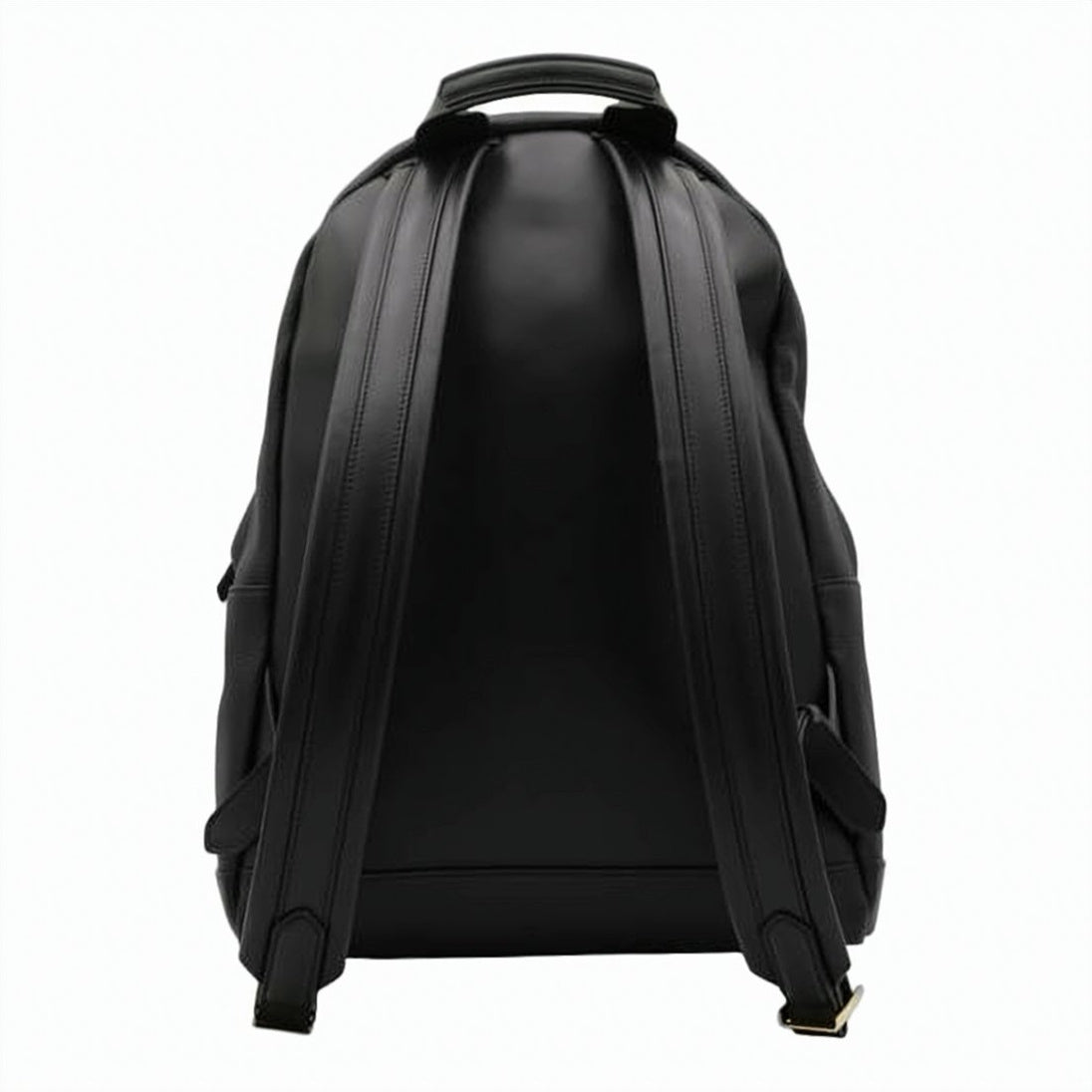 Calf Leather Backpack with Gold-tone Accents