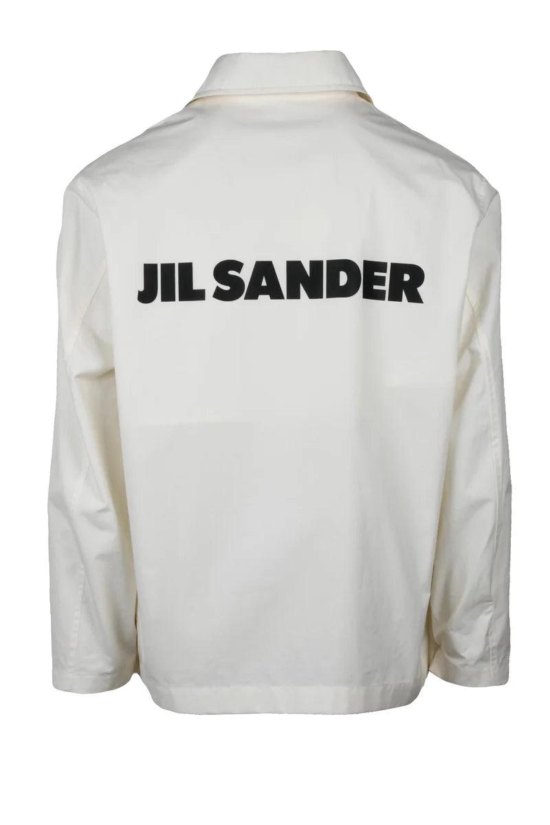 Cotton Poplin Jacket - White
