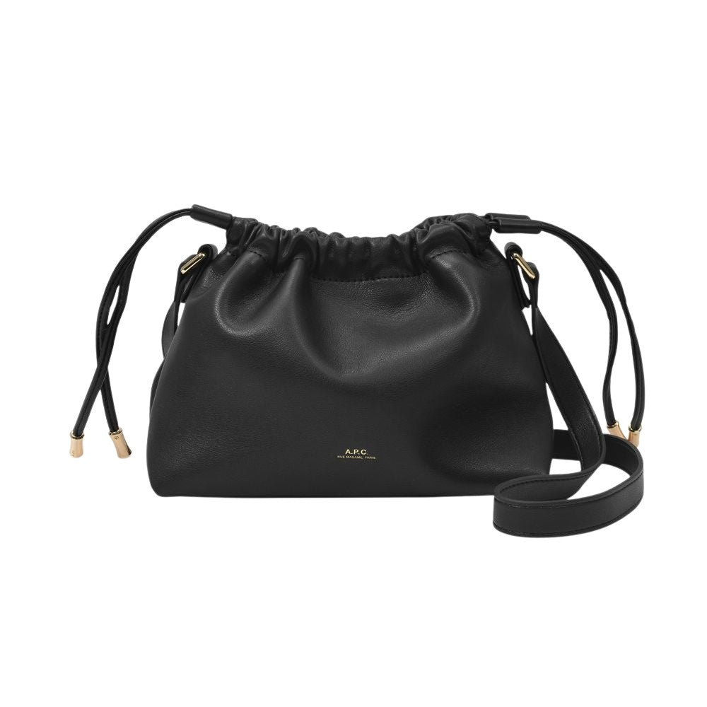 Ninon Mini Hobo Bag - Black - Synthetic