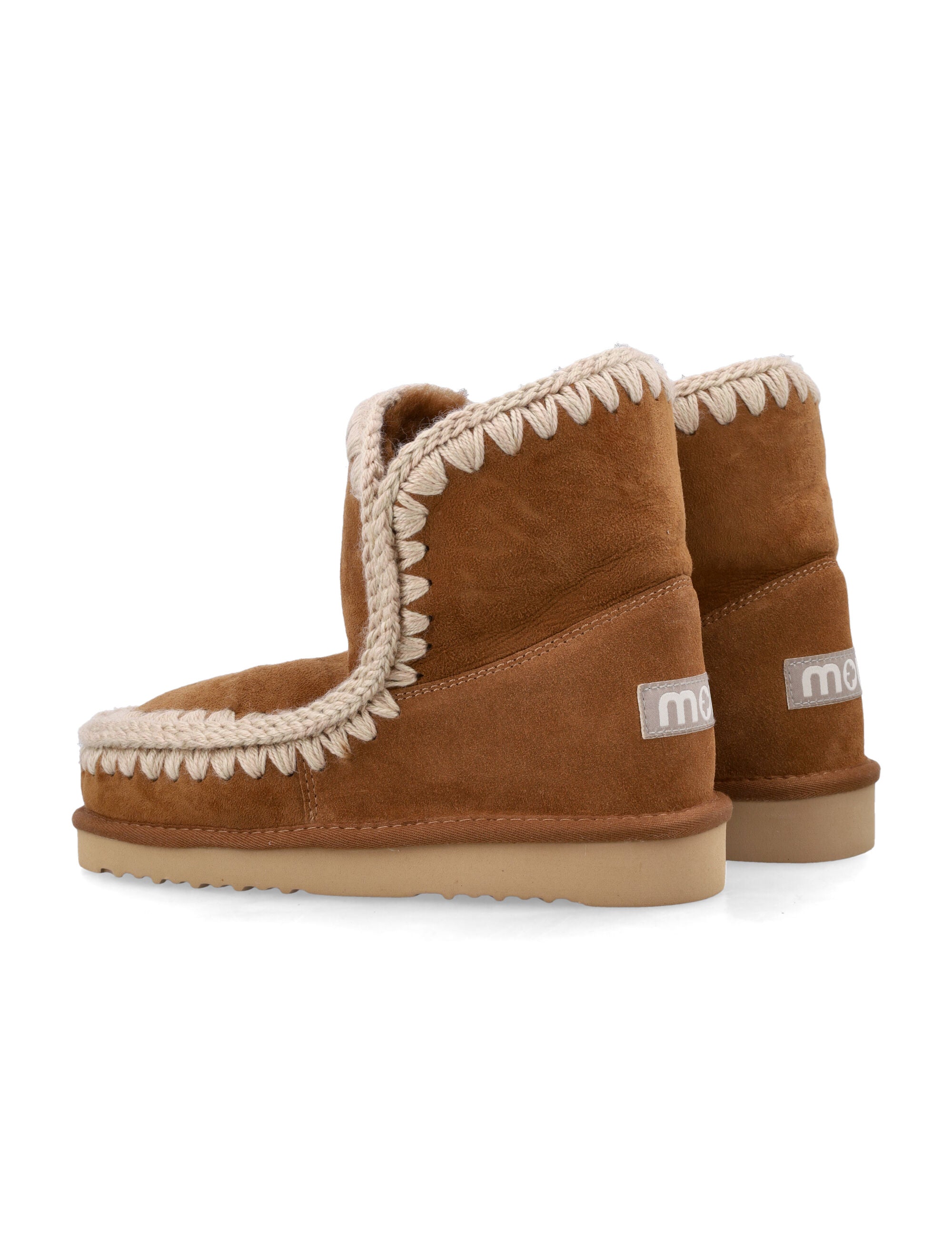 Eskimo 18 Sheepskin Boots With Crochet Stitching