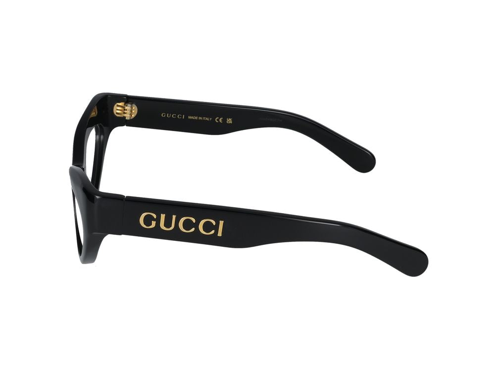 Eyeglasses GG1295O 001 black black transparent 53/19/135
