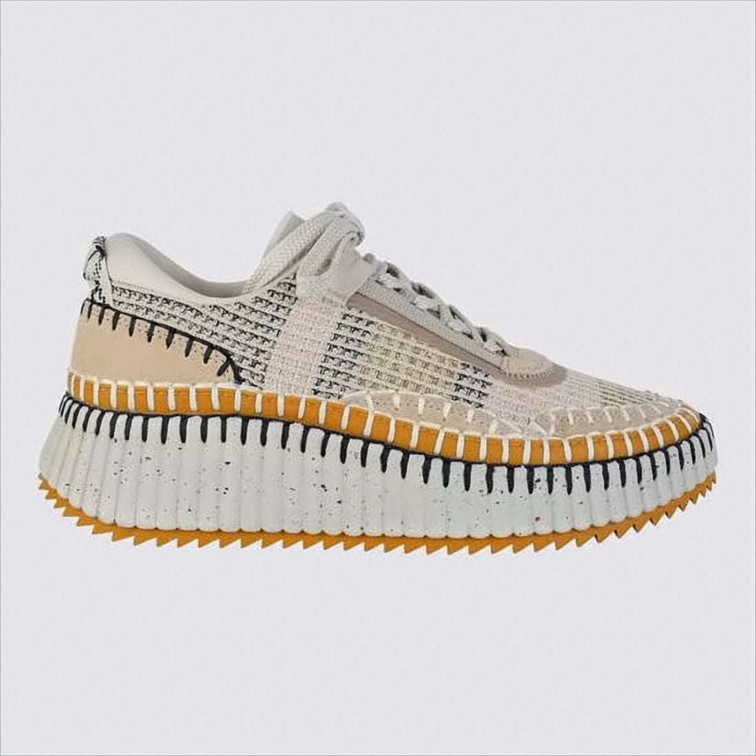 Textured Chunky Sole Sneakers