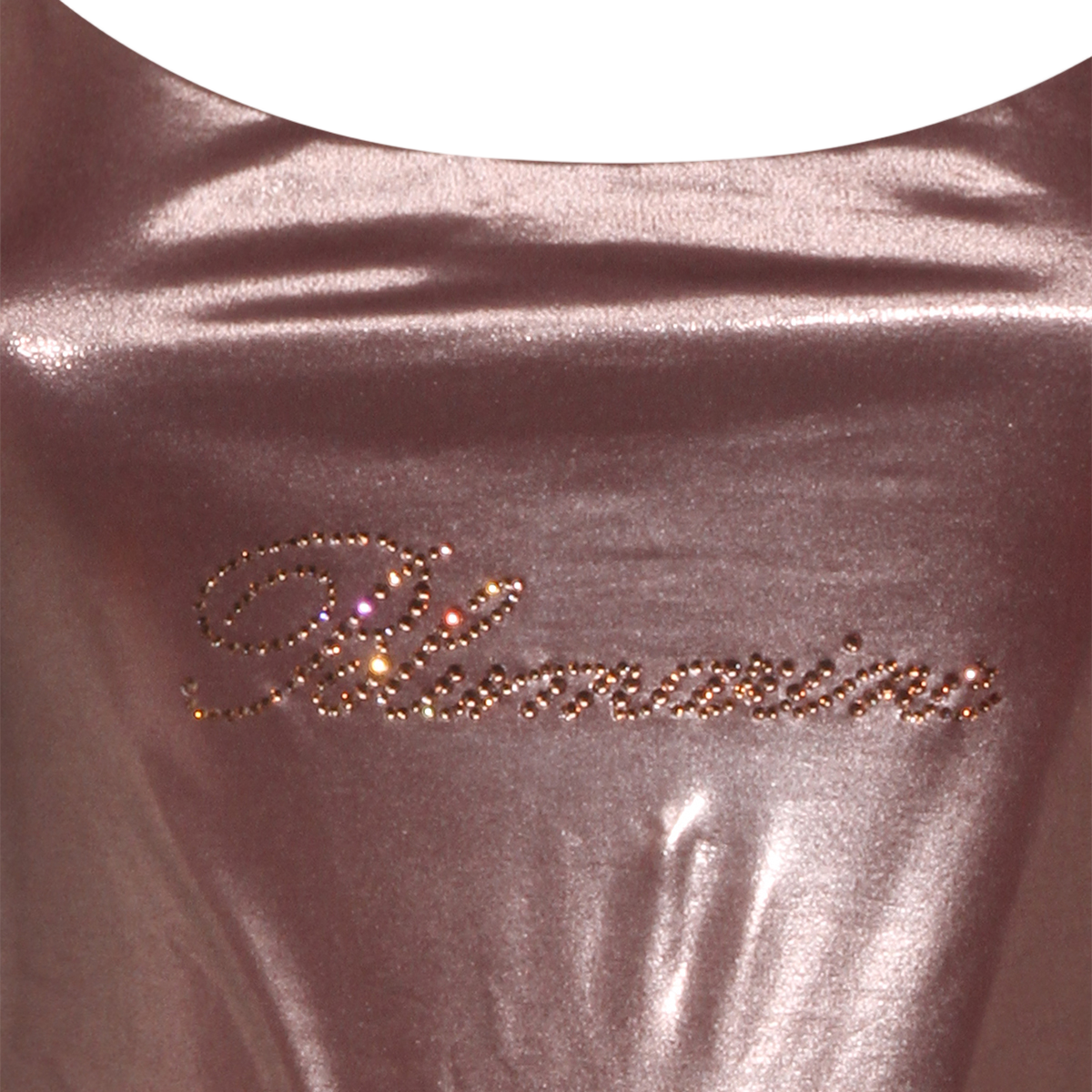 Metallic Finish One-Piece Swimsuit