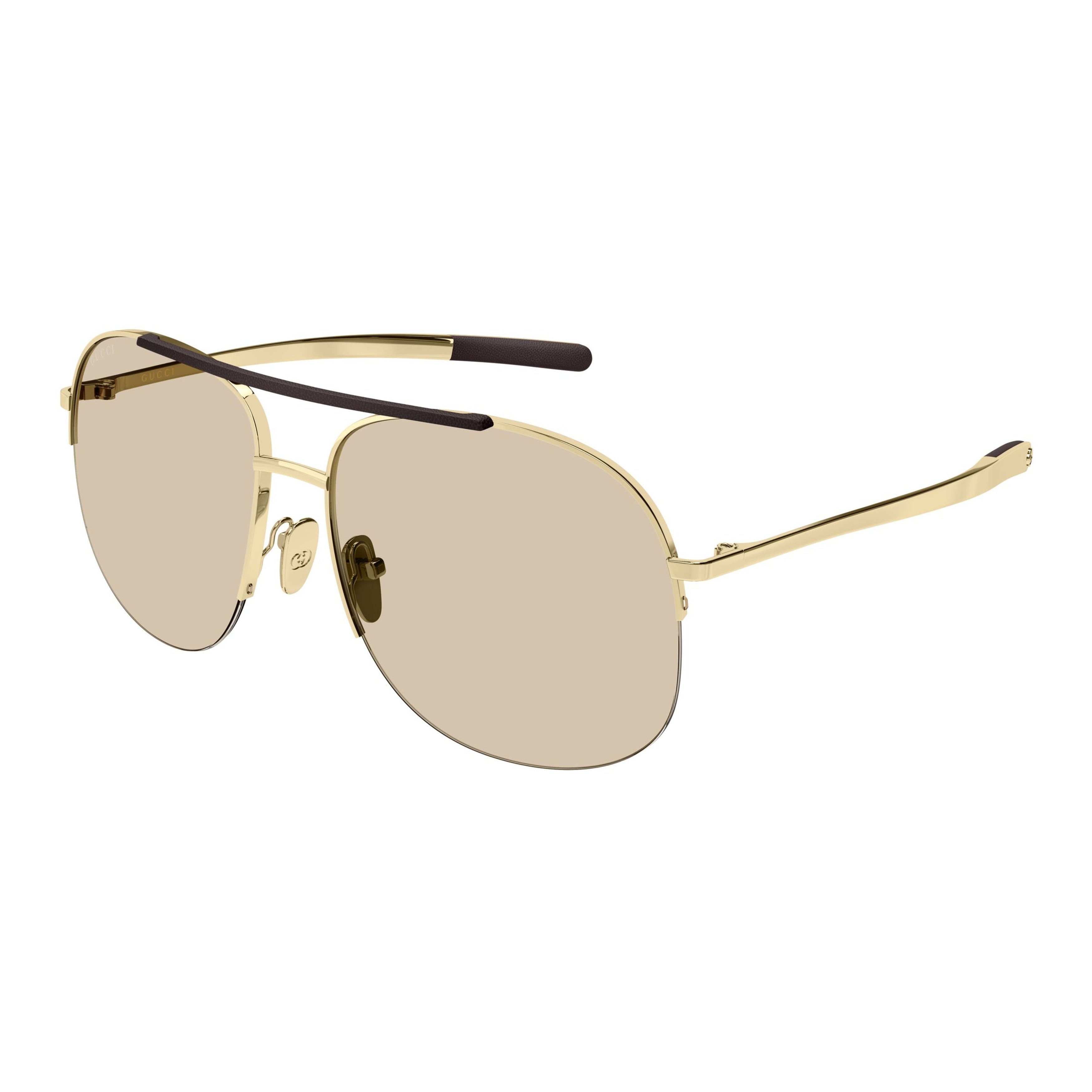 Gg2165s Polished Gold Metal Sunglasses