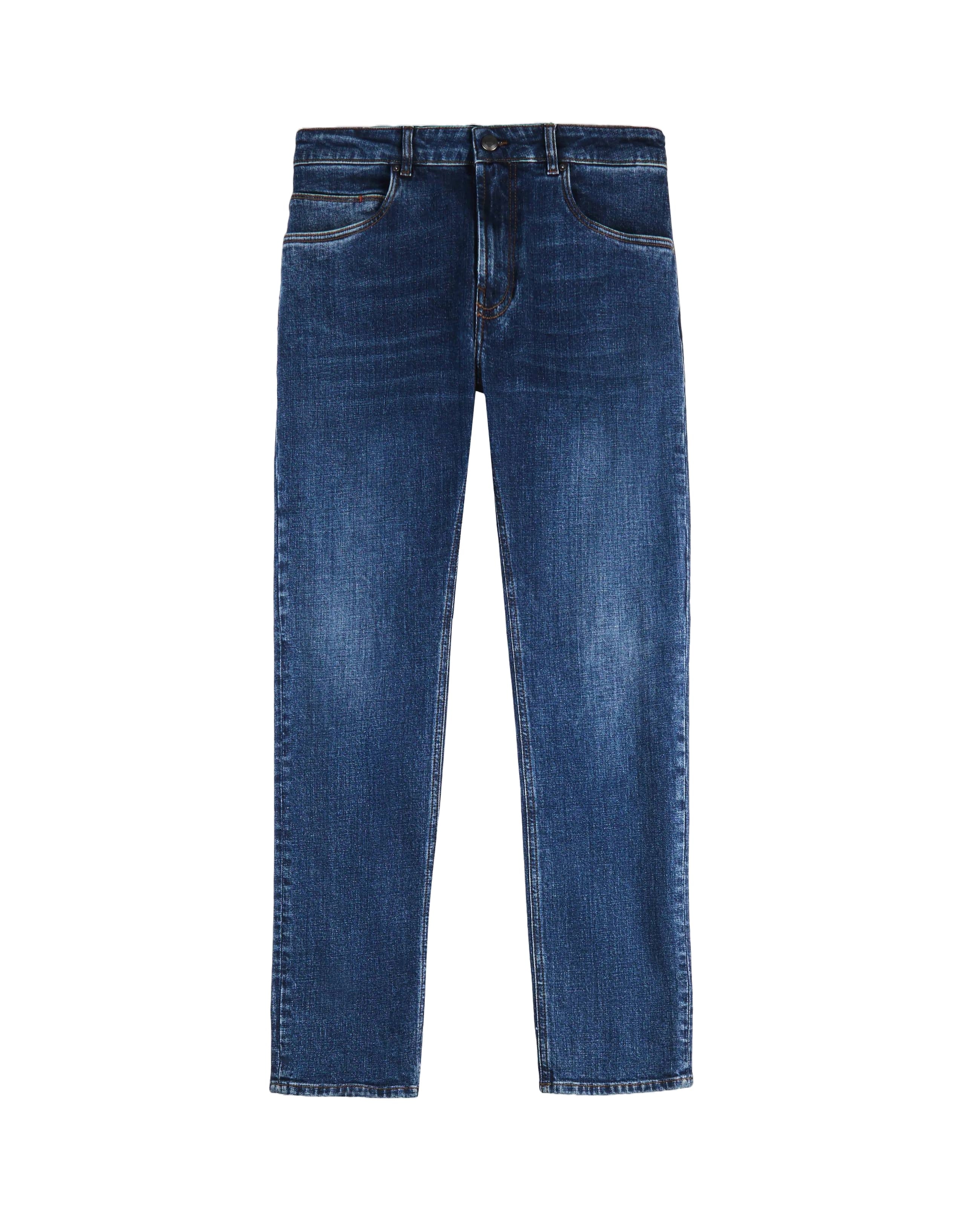 Five-Pocket Royal Blue Denim Jeans