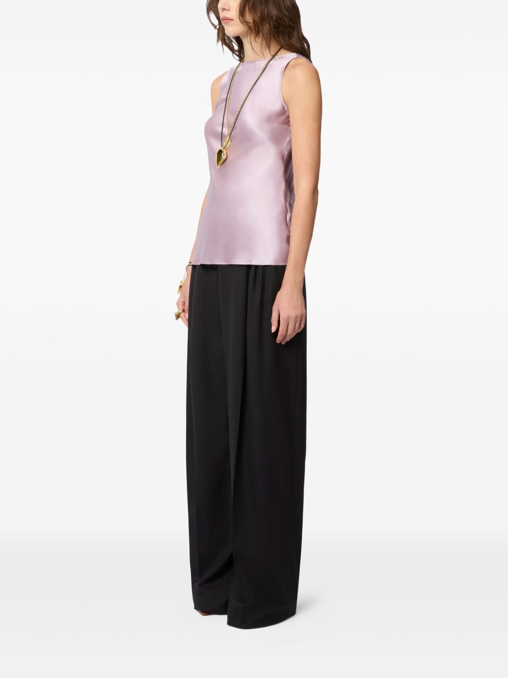 Sleeveless Halterneck Top
