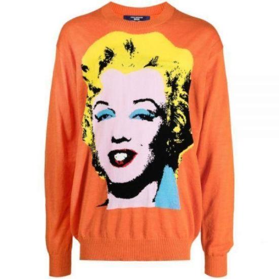 Vibrant Graphic Knit Sweater