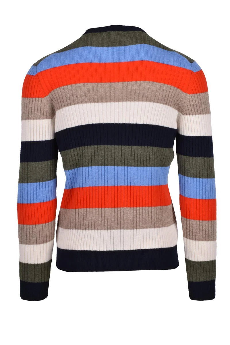 Cashmere Crewneck Pullover - Multicolor