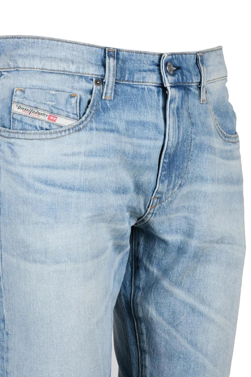 D-Strukt Slim Fit Jeans - Light Blue