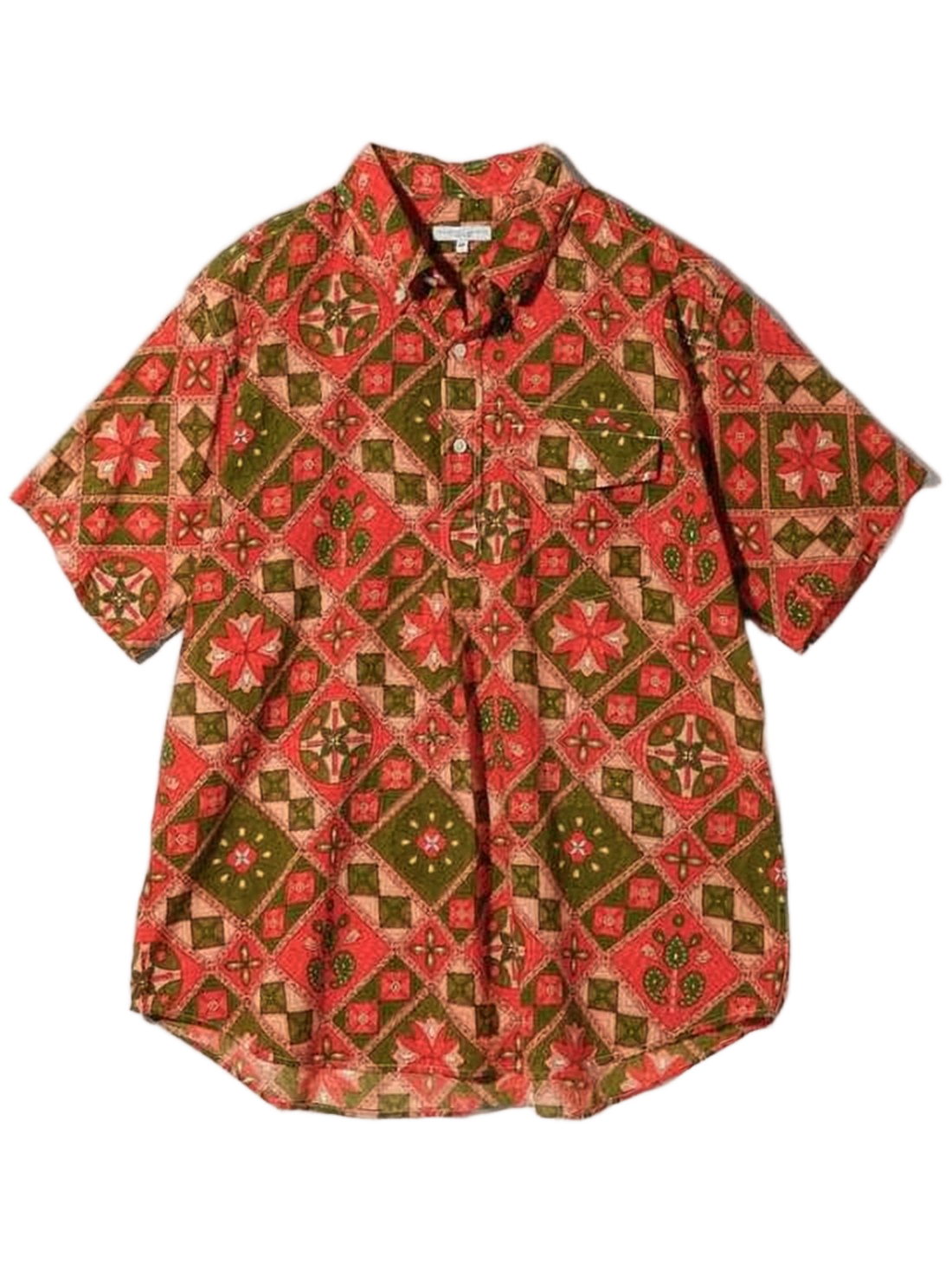 Geometric Pattern Short-Sleeve Shirt