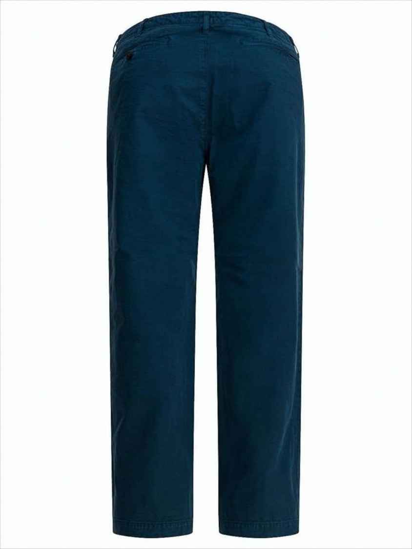 Mid-Rise Straight Pants with Design