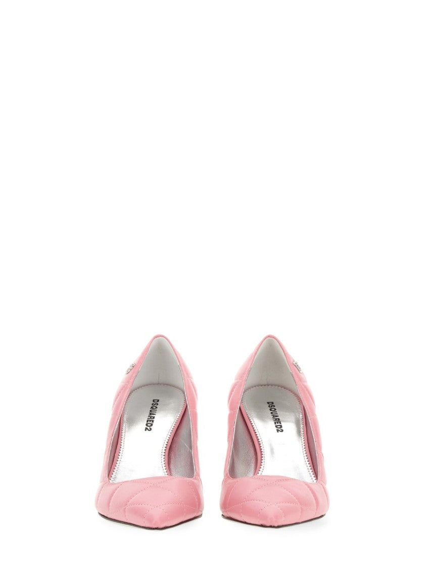 Quilted Leather Pumps
