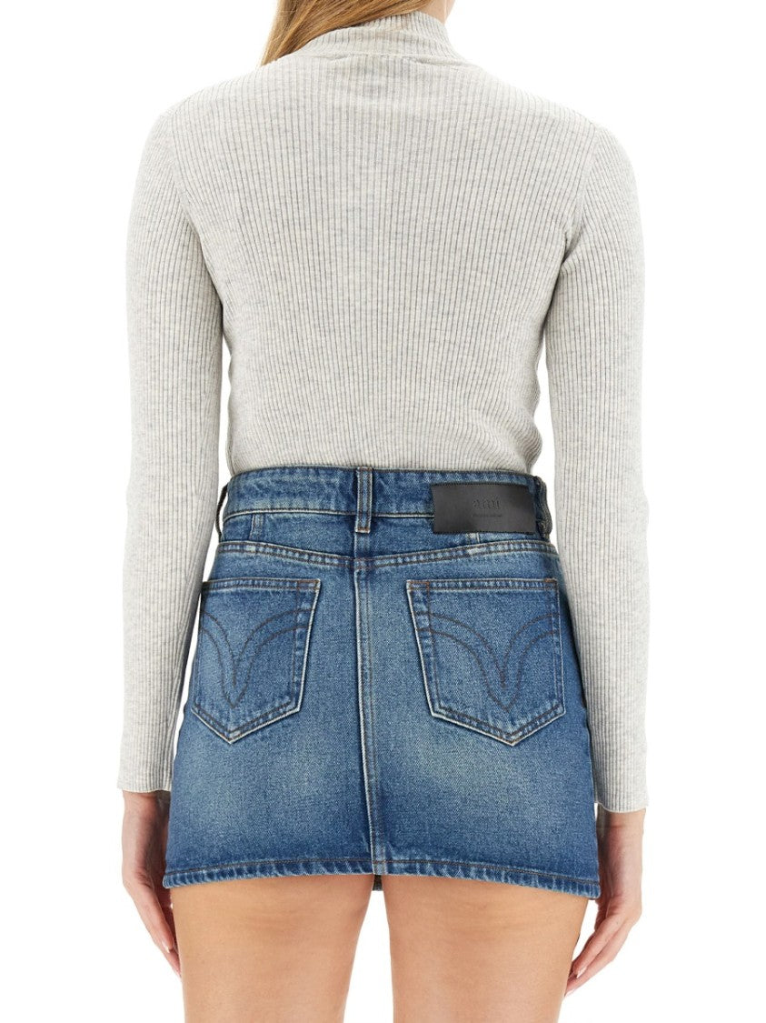 Slim-Fit High Neck Jersey