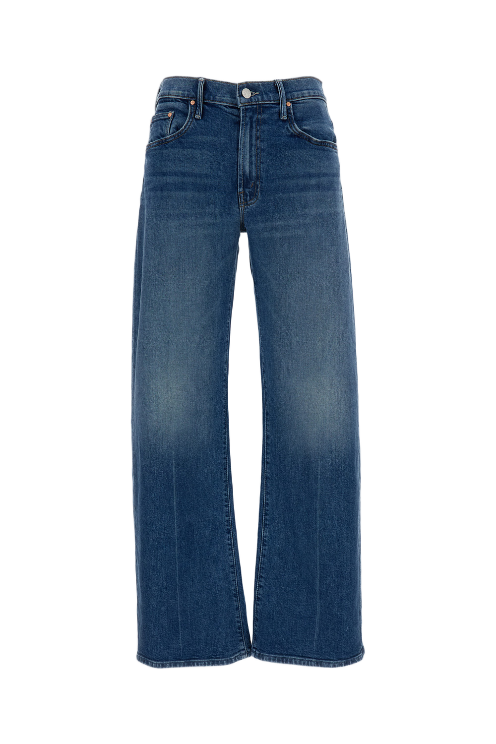Mid-Rise Wide-Leg Jeans