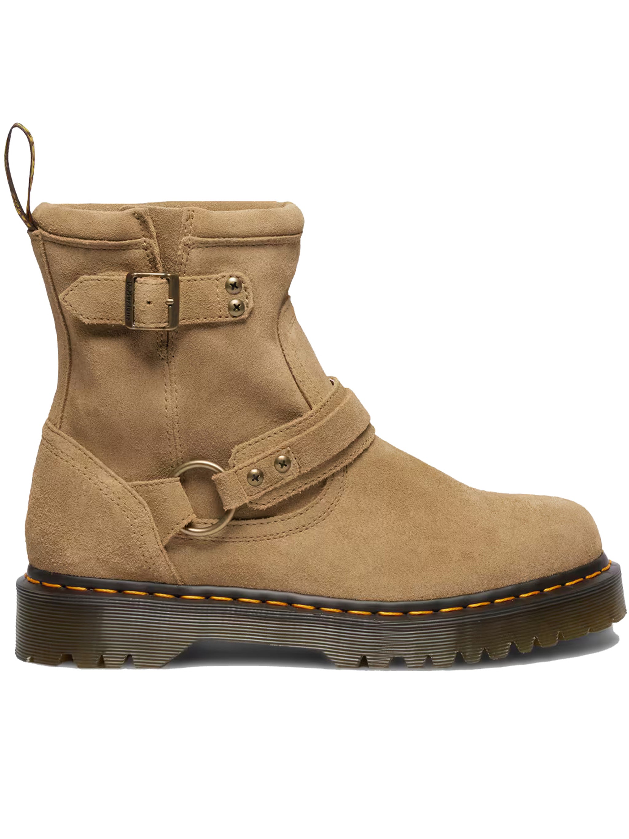 Anistone Hrns Tan Suede Ankle Boots