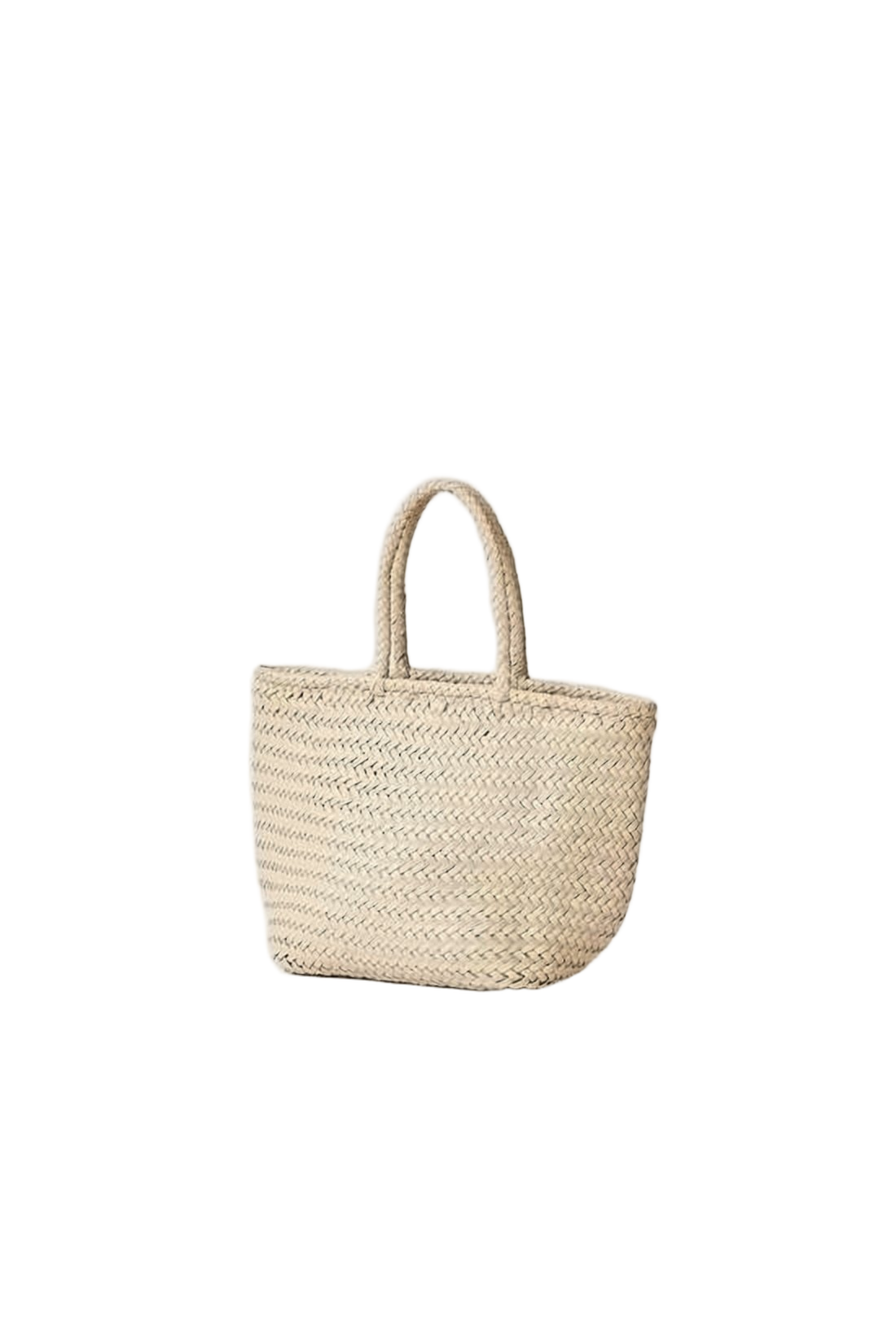 Woven Buffalo Leather Tote Bag